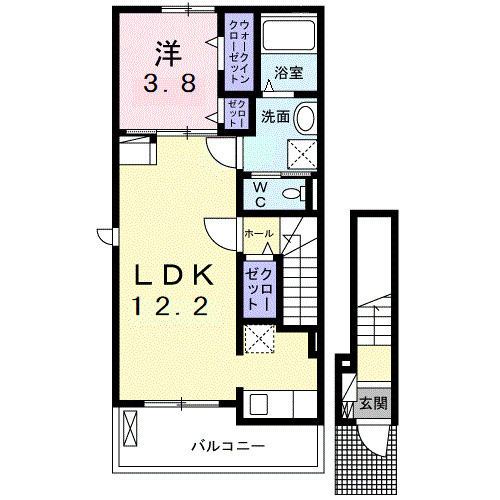 サンテベルの間取り