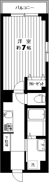 ジニアス高円寺Ⅰの間取り
