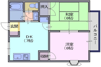 【間取り】 | ヴィラージュ島田