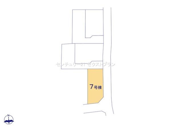 高崎石原町第25 7号棟の区画図|区画図