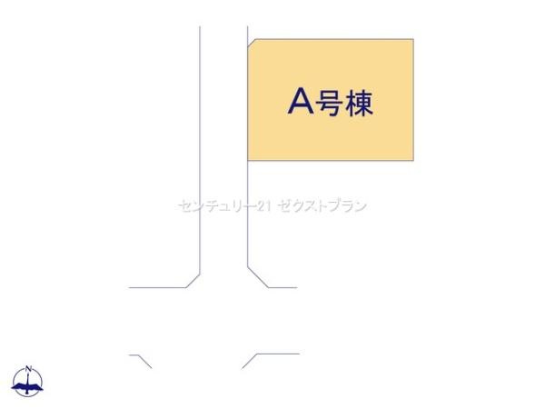 高崎市東貝沢町2丁目31番 A号棟の区画図|区画図