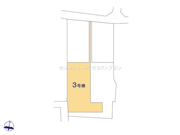 藤岡森第4 3号棟の区画図|区画図