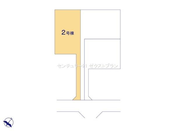藤岡立石第7 2号棟の区画図