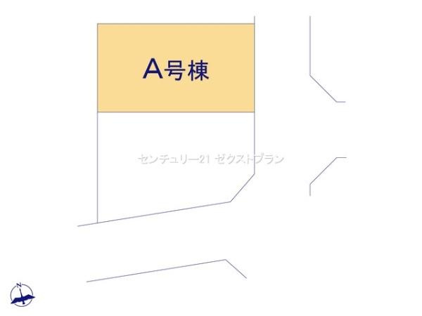 高崎市小八木町A号棟の区画図|区画図