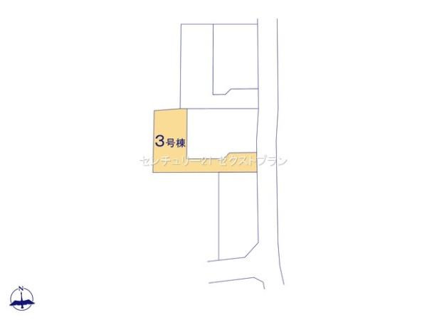高崎石原町第25 3号棟の区画図|区画図