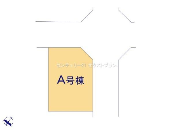 前橋市山王町1丁目22番 A号棟の区画図|区画図