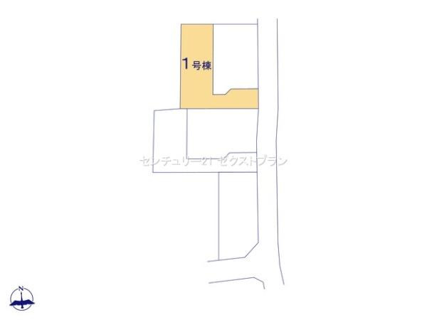 高崎石原町第25 1号棟の区画図|区画図