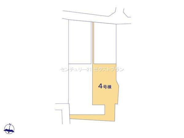 藤岡森第4 4号棟の区画図|区画図