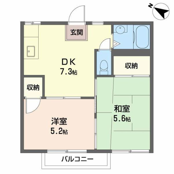 【間取り】 | ハイツ丸山