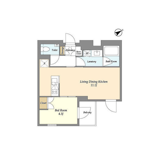 【間取り】 | Lumina　Court　Takaido