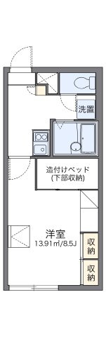 レオパレスプリマベーラの間取り