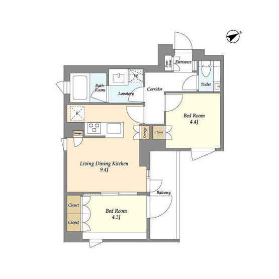 【間取り】 | Lumina　Court　Takaido