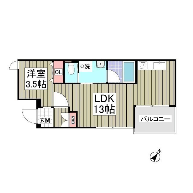 ジャルディーノの間取り