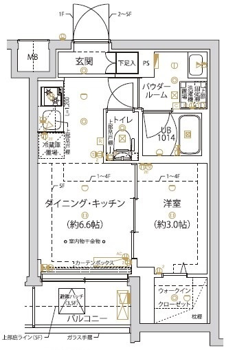 SPコート千川の間取り