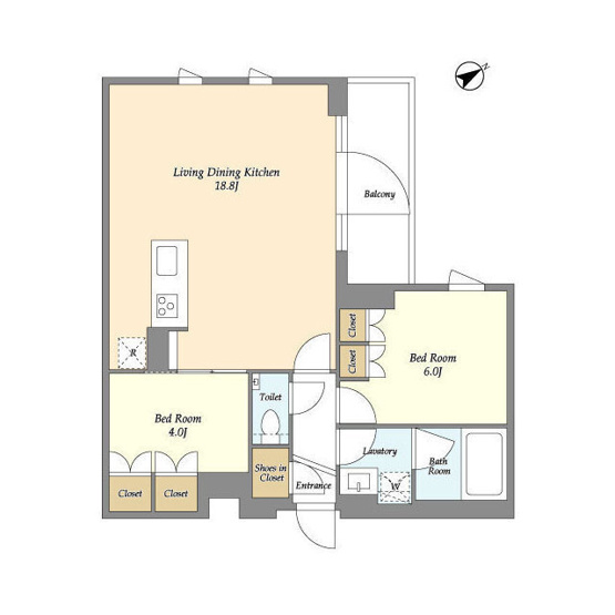 【間取り】 | Lumina　Court　Takaido