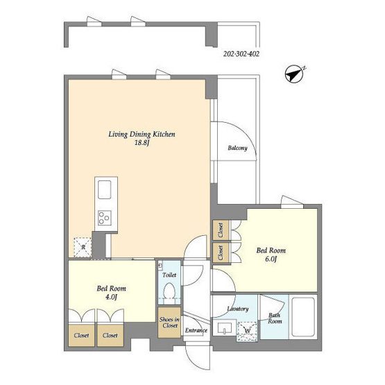 【間取り】 | Lumina　Court　Takaido
