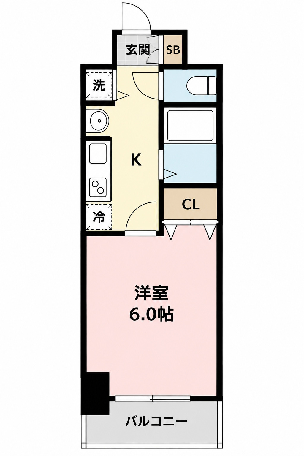 プレサンス名古屋STATIONビーフレックスの間取り