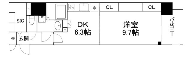 【間取り】 | プレサンス堺筋本町駅前