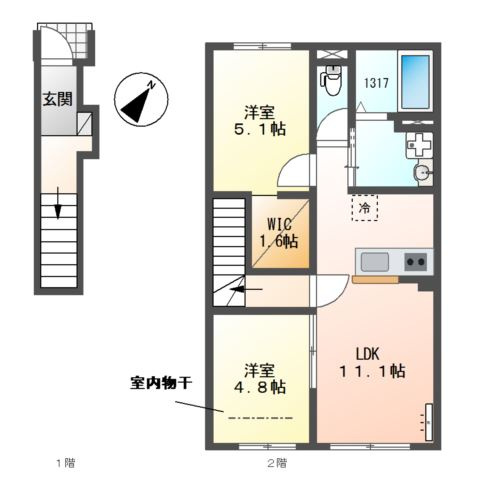 【間取り】 | エール　ふかや花園