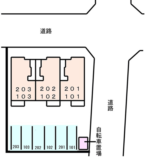 【駐車場】 | エレガンスガーデン