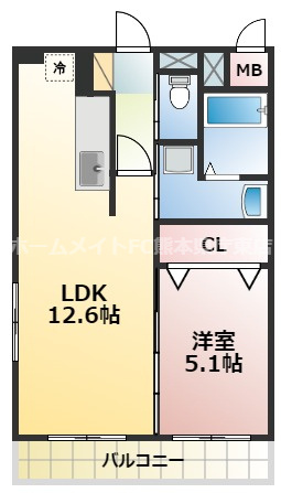 グランディールはませんⅠ の間取り