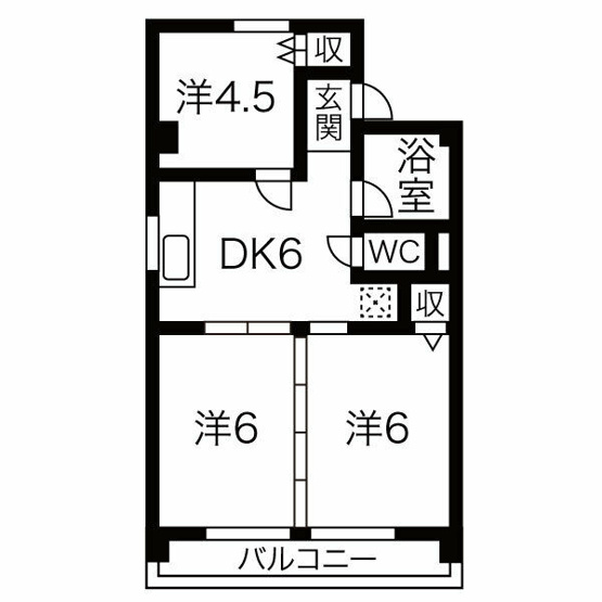 【間取り】 | Court八家(ヤツヤ)
