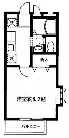 スクエア小杉  C棟 の間取り|間取りです。