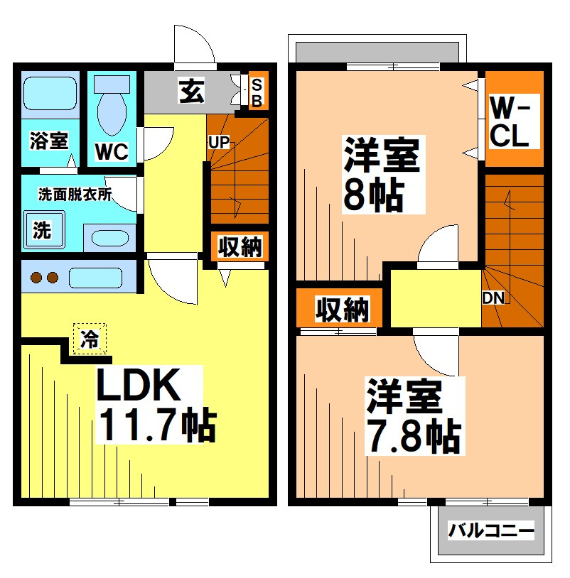 ポンテアルト60の間取り