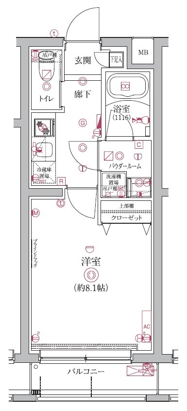 クオリタス護国寺の間取り