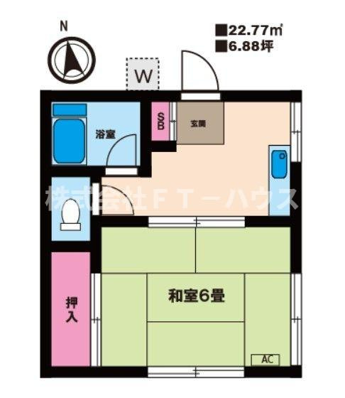 初美ハイツの間取り