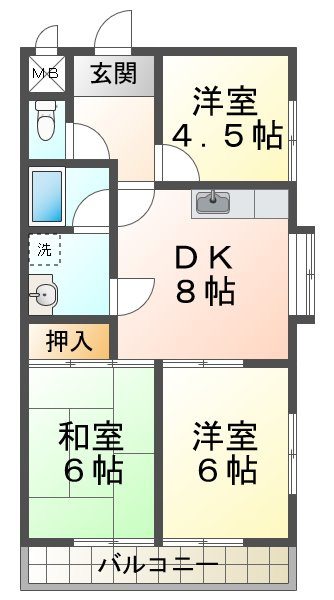 ハイツアイの間取り