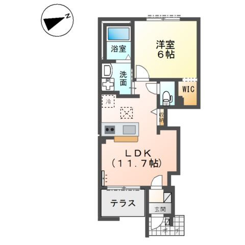 ジェミニＢの間取り