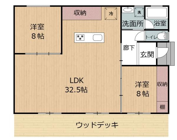 三重町　戸建ての間取り|※図面と現況が異なる場合は現況を優先させていただきます。

