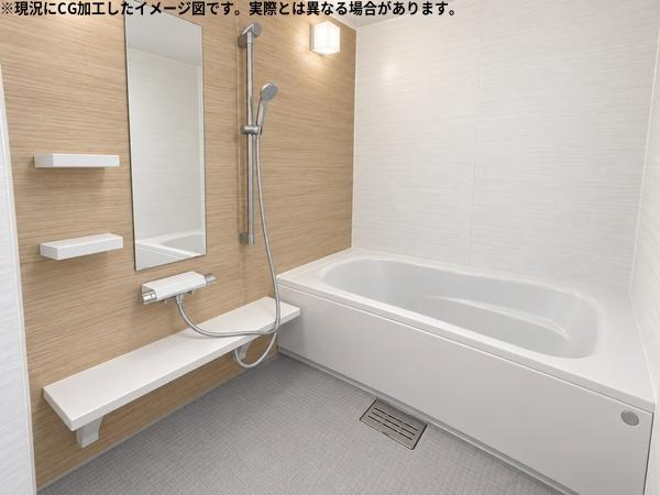 木上　戸建ての浴室|AIによるリフォームイメージです。※画像はイメージであり、実際の施工内容や仕上がりを保証するものではありません。