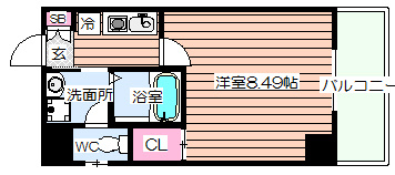 【間取り】 | リップルビガー扇町