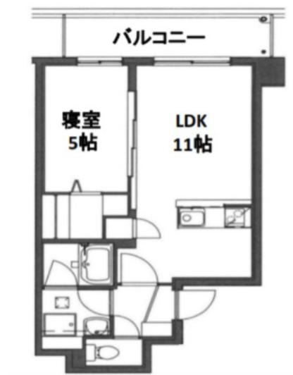 山崎マンション15の間取り