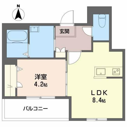 シャーメゾンスリーゼの間取り