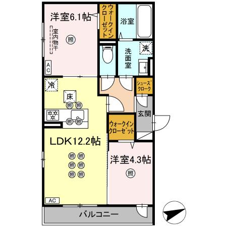アルタ・レジデの間取り