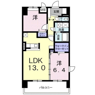【間取り】 | プラティーク六町 | 間取りです。