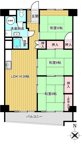 志賀住宅の間取り