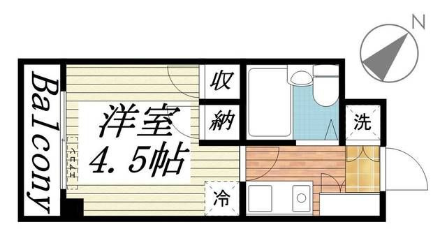 ＮＩＣアーバンスピリッツ横浜反町の間取り
