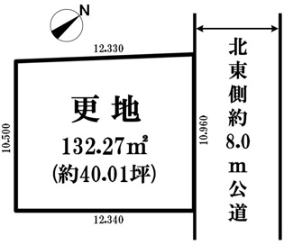 【土地図】 | さいたま市北区本郷町　売地