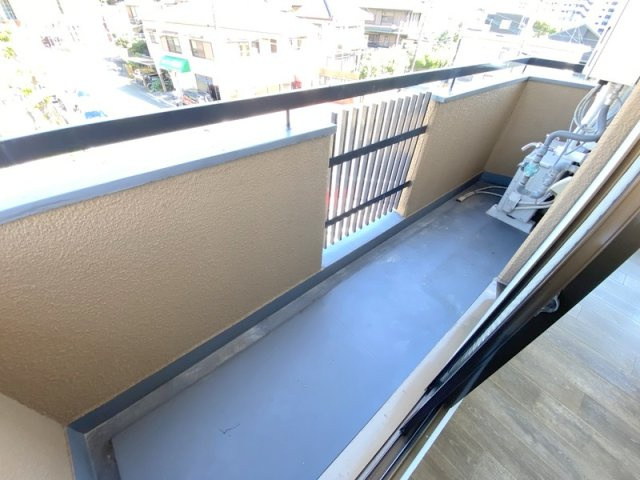 旭ハイツ川面のバルコニー