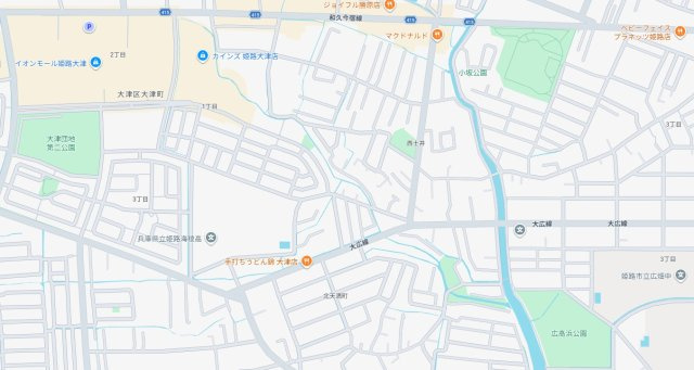 姫路市大津区西土井　　JR「はりま勝原駅」徒歩13分の地図