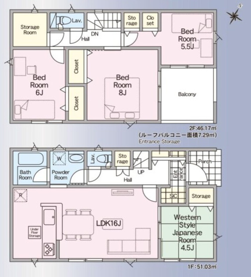 【間取り】 | 野田市なみき第7　全3棟