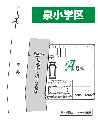 川越上野田町3期　新築戸建　ハートフルタウンの区画図