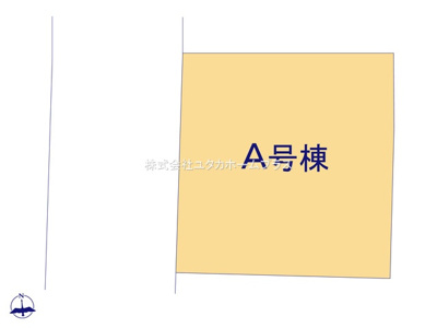 【区画図】 | 武蔵村山市大南2丁目　新築戸建　【全1棟】　