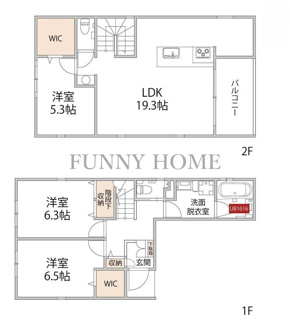【間取り】 | LA VIE LENTE 戸建南棟