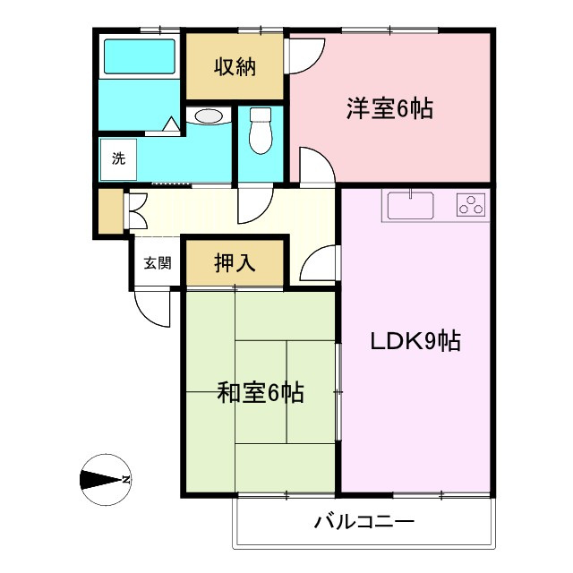 サンビレッジ篠山の間取り