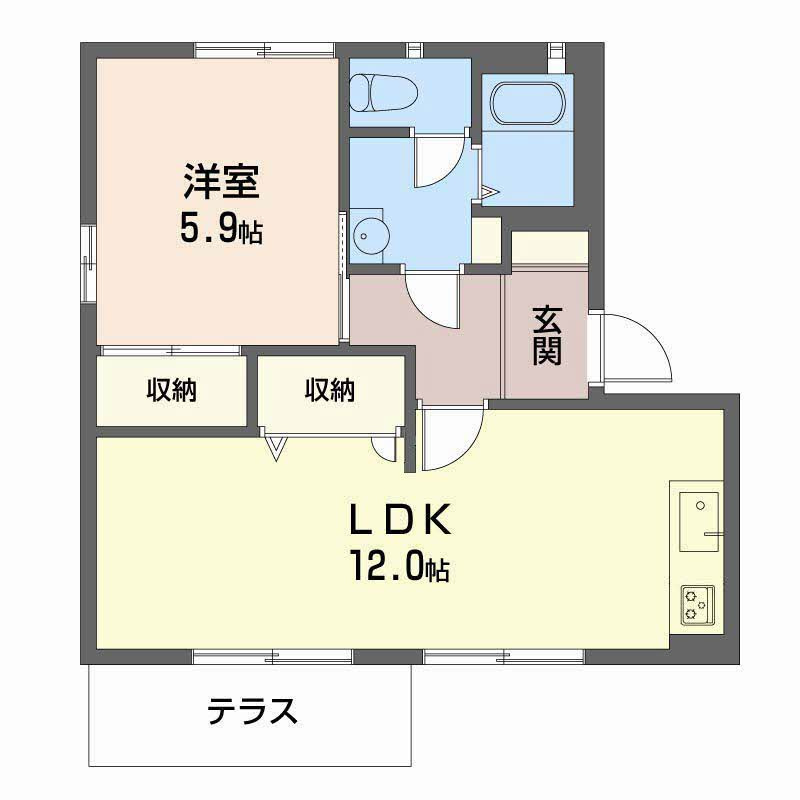 フレグランスエスパの間取り